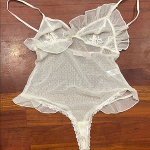 Chelsea 28 Sheer Ivory lingerie